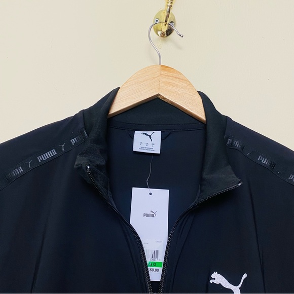 NWT Puma Women's Black Bomber Jacket/ Sz L - Picture 5 of 14